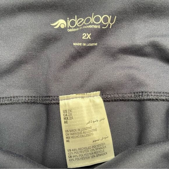 ✨ NWT Ideology High Rise 7/8 Leggings w/ Pockets – Size 2X Indigo Sea - Picture 9 of 10